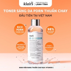Nước Hoa Hồng Sáng Da Dear, Klairs Freshly Juiced Vitamin Essence Toner 180ml