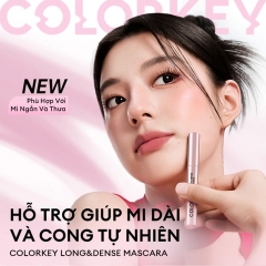 Mascara Colorkey Hỗ Trợ Giúp Mi Dài Và Tơi Long & Dense Mascara 4.5g