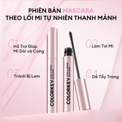 Mascara Colorkey Hỗ Trợ Giúp Mi Dài Và Tơi Long & Dense Mascara 4.5g