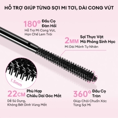 Mascara Colorkey Hỗ Trợ Giúp Mi Dài Và Tơi Long & Dense Mascara 4.5g
