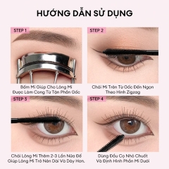 Mascara Colorkey Hỗ Trợ Giúp Mi Dài Và Tơi Long & Dense Mascara 4.5g