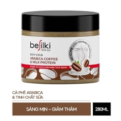 Tẩy Da Chết Toàn Thân Besilki Cà Phê & Tinh Chất Sữa Body Scrub 280ml