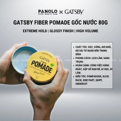 Gel Vuốt Tóc Gatsby Fiber Pomade Glossy Finish 80g