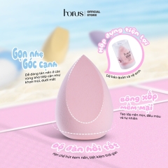 Bông Mút Trang Điểm Chuyên Dụng Horus Beauty Sponge - 03 Pink