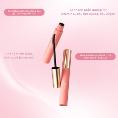 Mascara Giúp Cong Lông Mi, Chống Thấm Nước Lâu Trôi Ukiss Fireworks Plum 5g