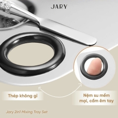 Bộ Dụng Cụ Khay Thìa Trộn 2in1 Dành Cho Makeup Artist Jary 2in1 Mixing Tray
