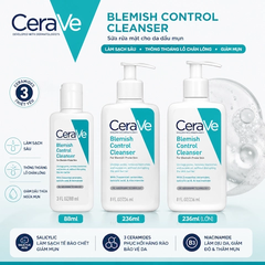 Sữa Rửa Mặt Ngừa Mụn Dành Cho Da Dầu Da Mụn Cerave Blemish Control Cleanser