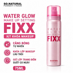 Xịt Khóa Nền So.Natural Water Glow Make Up Setting FIXX 75ml