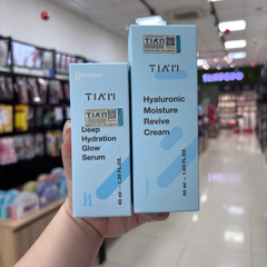 Combo Tinh Chất & Kem Dưỡng TIA'M Deep Hydration Glow Serum 40ml & Hyaluronic Moisture Revive Cream 50ml
