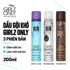 Dầu Gội Khô Girlz Only Dry Shampoo 200ml