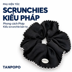 Dây Buộc Tóc Scrunchies Kiểu Pháp