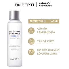 Nước Thần Dưỡng Sáng Da Cấp Ẩm Dr.Pepti Essential Luminous Treatment 160ml