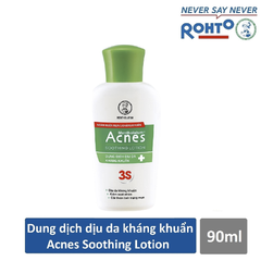 Dung Dịch Làm Dịu Da Kháng Khuẩn Acnes Soothing Lotion 90ml