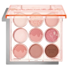 Bảng Phấn Mắt 9 Ô Amuse Eye Color Palette - 01 Warm Boksoonga