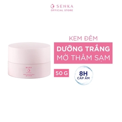 Kem Dưỡng Da Senka White Beauty Glow Gel Cream 50g [Ban Đêm]