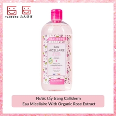 Nước Tẩy Trang Calliderm Eau Micellaire With Organic Rose Extract [Da Khô]