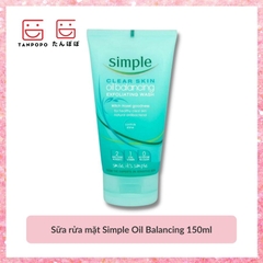 Sữa Rửa Mặt Simple Oil Balancing 150ml