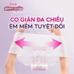Băng Vệ Sinh Diana Dạng Quần 360 Độ Chống Tràn Comfy Night Size M-L (Ban Đêm)