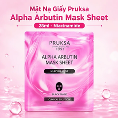 Mặt Nạ Giấy Pruksa Alpha Arbutin Mask Sheet 28ml - Niacinamide