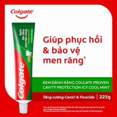 Kem Đánh Răng Colgate Ngừa Sâu Răng Chắc Khỏe Cavity Protection 225g (Tặng Kèm Bàn Chải)