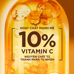 Tinh Chất Garnier Tăng Cường Sáng Da Mờ Thâm Ban Đêm 10% Vitamin C - Bright Complete Overnight Serum 30ml