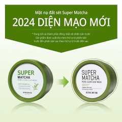 Mặt Nạ Đất Sét Trà Xanh Some By Mi Super Matcha Pore Clean Clay Mask 100g (Mẫu Mới)