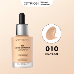 Kem Nền Catrice HD Liquid Coverage 30ml (Mẫu Mới)