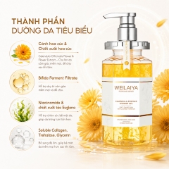 Sữa Tắm Trắng Da Hoa Cúc Weilaiya Calendula Skin Beautifying Essence Shower Gel