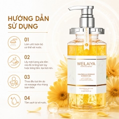 Sữa Tắm Trắng Da Hoa Cúc Weilaiya Calendula Skin Beautifying Essence Shower Gel