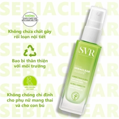 Serum SVR Làm Giảm Mụn, Mờ Nám, Làm Mềm Mịn Da Sebiaclear Gluconolactone 14% + Niacinamide 4% 30ml (Nhập Khẩu)
