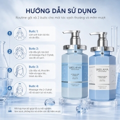 Bộ Gội Xả Weilaiya Extra Volume & Luminous Repair