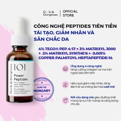 Tinh Chất Geek & Gorgeous 101 Power Peptides Pro-Collagen Serum 30ml
