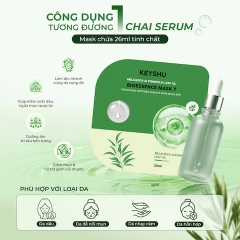 Mặt Nạ Tràm Trà Keyshu Melaleuca Alternifolia Leaf Oil Bioessence Mask T 26ml