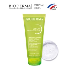 Gel Rửa Mặt Dành Cho Da Dầu Mụn Và Da Hỗn Hợp Bioderma Sebium Gel Moussant Actif (Nhập Khẩu)