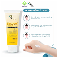 Kem Chống Nắng Fixderma Dưỡng Ẩm Cho Da Mặt & Cơ Thể Shadow SPF 50+ Cream 75g