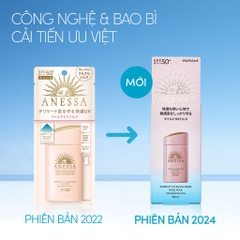 Sữa Chống Nắng Cho Da Nhạy Cảm & Trẻ Em Anessa Perfect UV Mild Milk (Hồng) (Mẫu 2024)