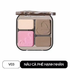 Bảng Phấn Tạo Khối Highlight 4 Ô Veecci - V03 (Lô CQN402037) (HSD 10/03/2027)