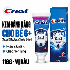 Kem đánh răng cho bé 6 tuổi trở lên Crest Kid's Advanced Sugar & Bacteria Shield 116g