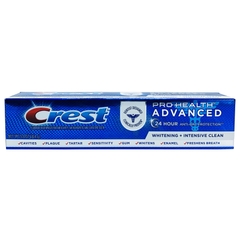 Kem Đánh Răng Crest Pro-Health Advanced Whitening + Intensive Clean 24 Hour Anti-Bac Protection 164g