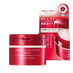 Kem Dưỡng Ẩm Chống Lão Hóa Shiseido Aqua Label Special Gel Cream N Moist 90g (Đỏ)