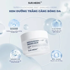 Combo Tinh Chất & Kem Dưỡng Sur.Medic Super Glutathione 1000 Bright Ampoule 32ml & Enriched Cream 50ml