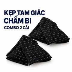 Kẹp Tam Giác Chấm Bi