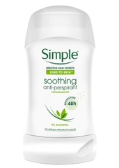 Lăn khử mùi Simple Soothing Anti-perspirant 48h
