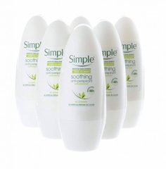 Lăn khử mùi Simple Soothing Anti-perspirant 48h