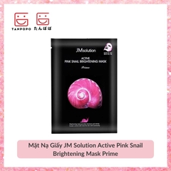 Mặt Nạ Giấy JM Solution Active Pink Snail Brightening Mask Prime