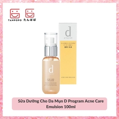 Sữa Dưỡng Cho Da Mụn D Program Acne Care Emulsion 100ml