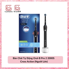 Bàn Chải Tự Động Oral B Pro 2 2000S Cross Action (Người Lớn)