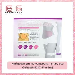 Miếng dán tan mỡ vùng bụng Ttmary Spa Gelpatch 42°C (5 miếng)