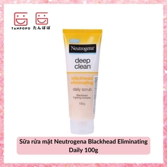 Sữa Rửa Mặt Neutrogena Ngừa Mụn Đầu Đen Blackhead Eliminating Daily Scrub 100g