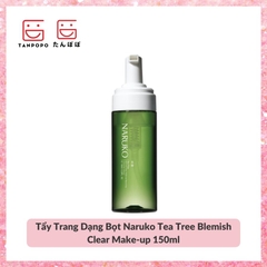 Tẩy Trang Dạng Bọt Naruko Tea Tree Blemish Clear Make-up Removing Cleansing Mousse 150ml